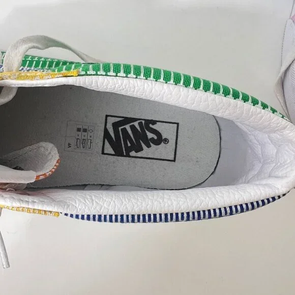 Vans High Top Pride Canvas Skateboard Sneakers Multi Color Womens  10 - Picture 2 of 16